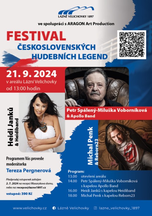 Festival hudebních legend ve Velichovkách